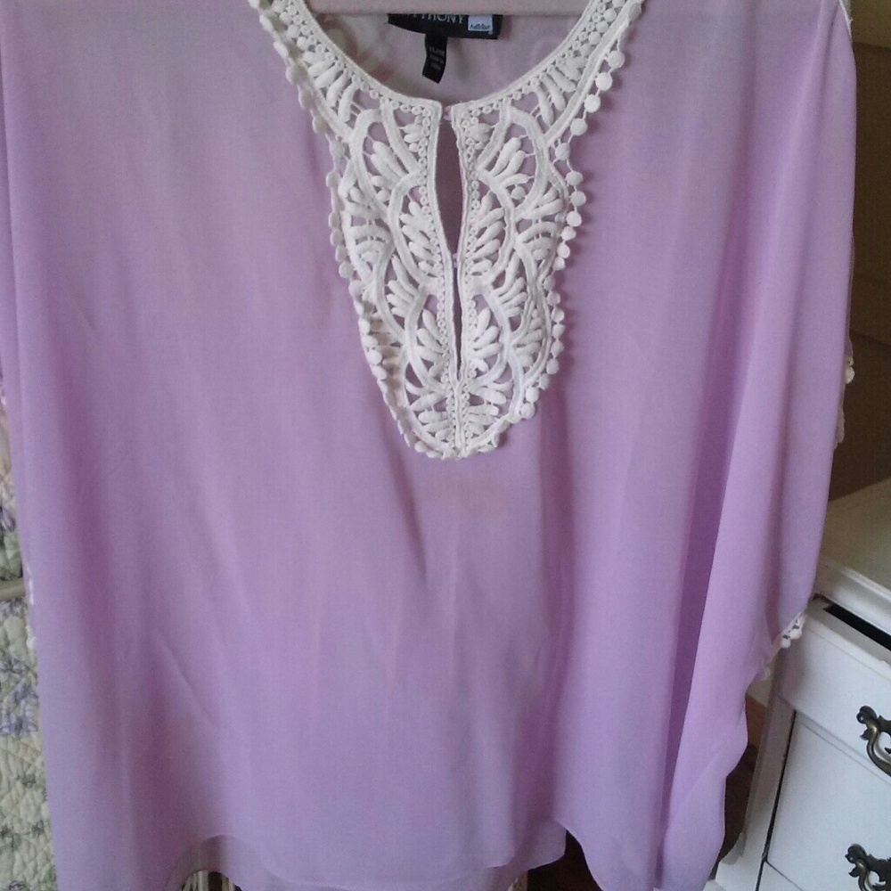 Lavender Caftan top